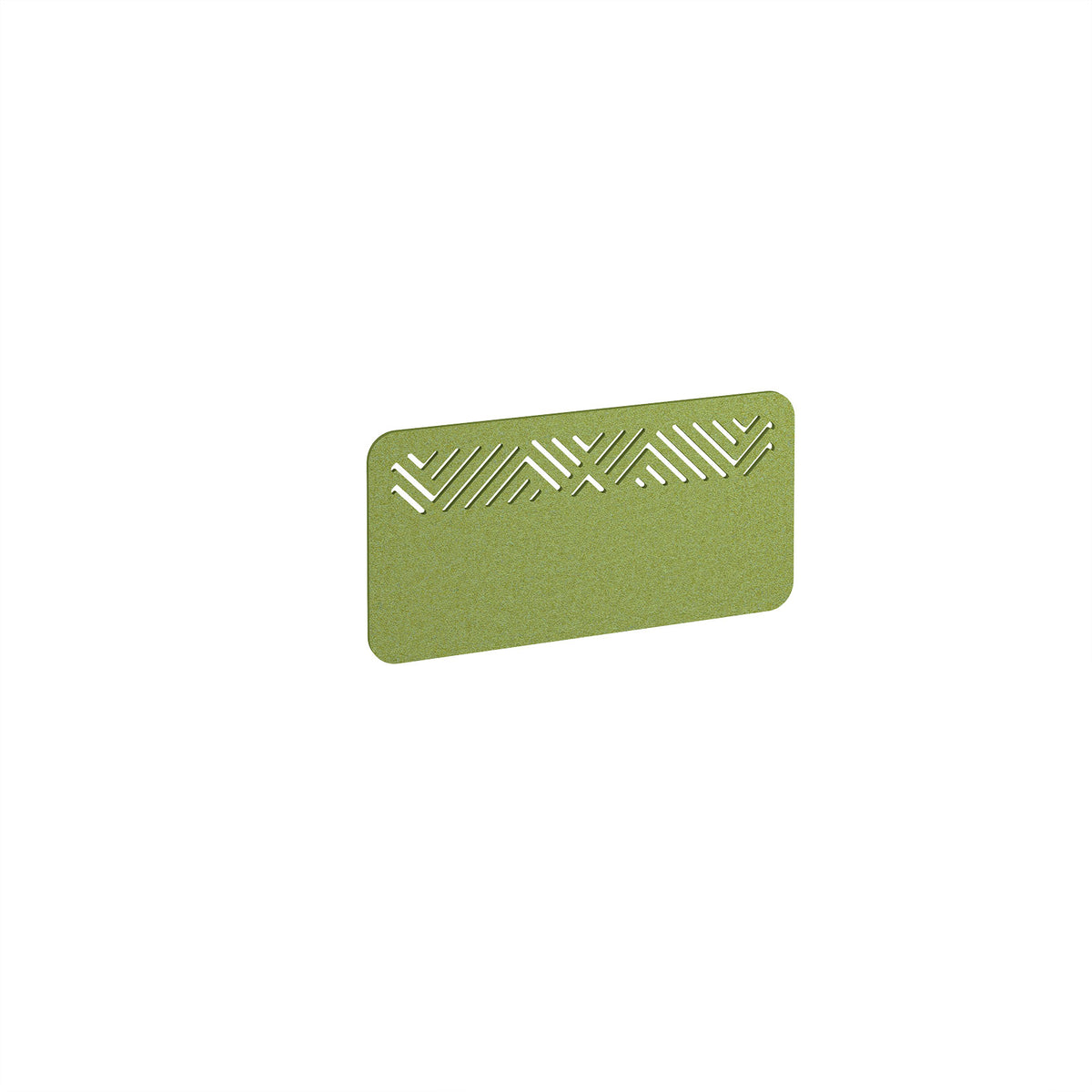 Chevron Acoustic Desktop Screen 800w - Fruit Green - view 1