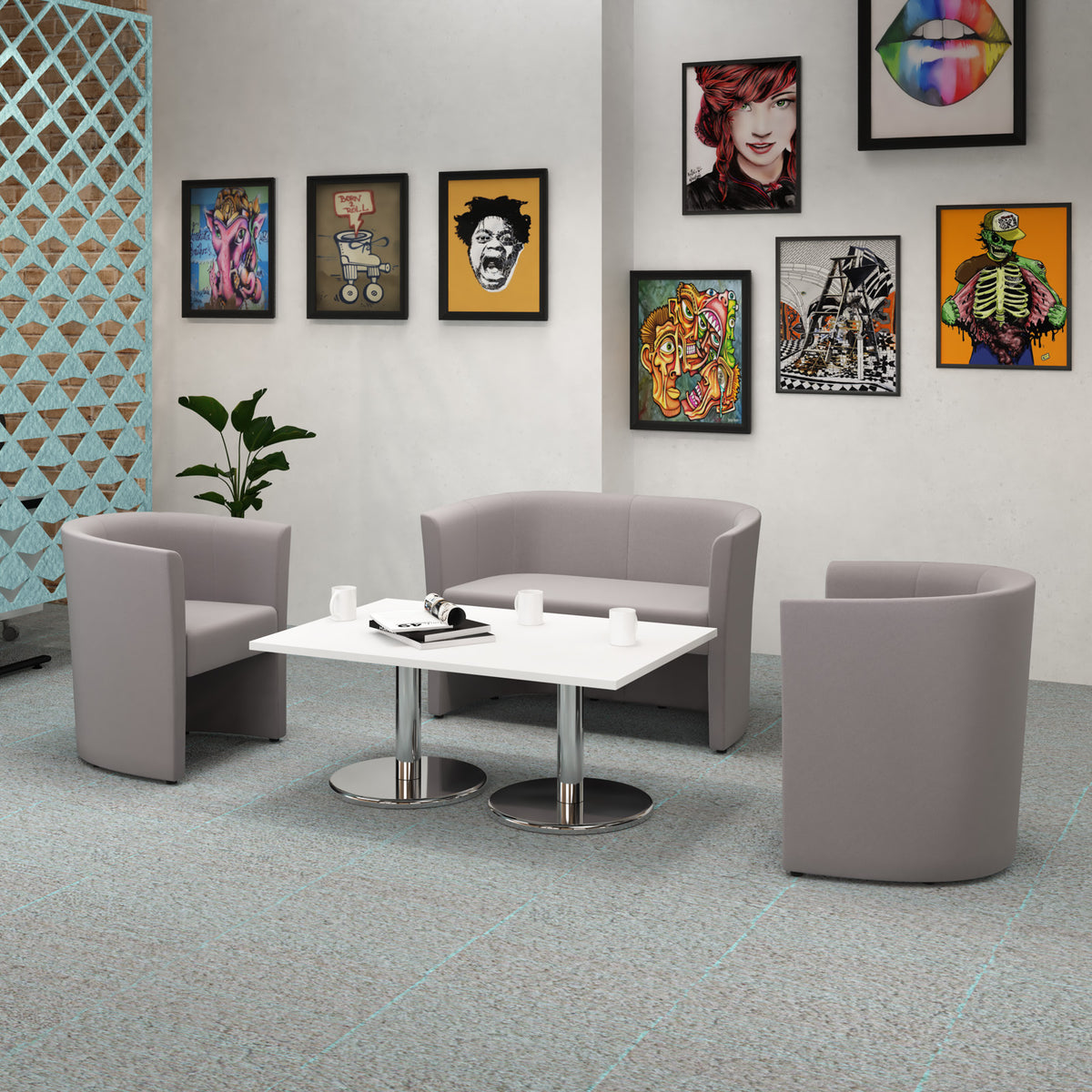 Celestra two seater sofa 1300mm wide - made to order - view 3