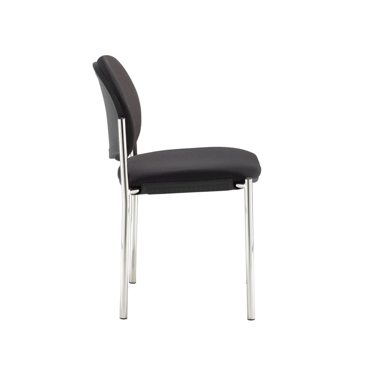 Coda multi purpose chair, no arms, black fabric - view 2