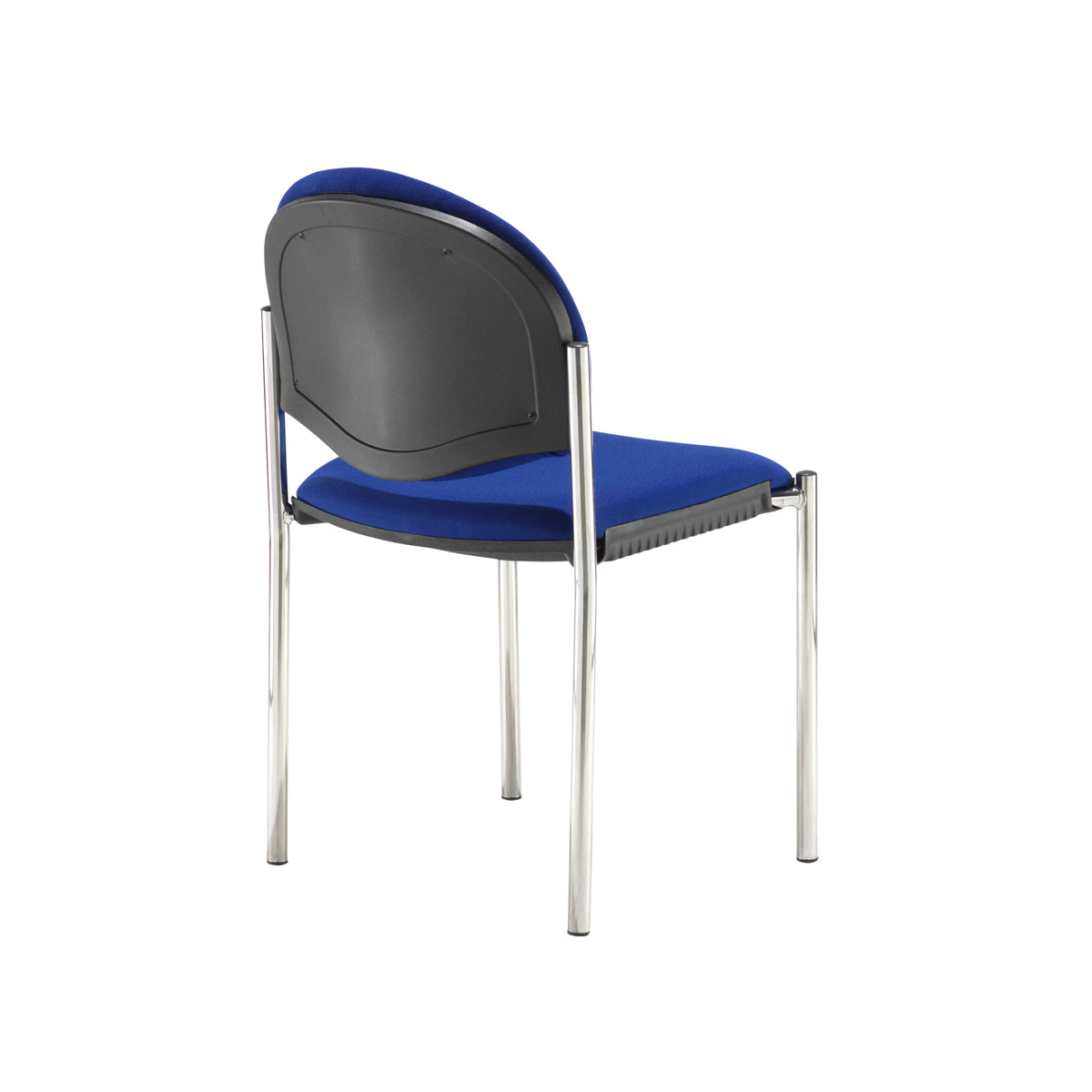 Coda multi purpose chair, no arms, blue fabric - view 3