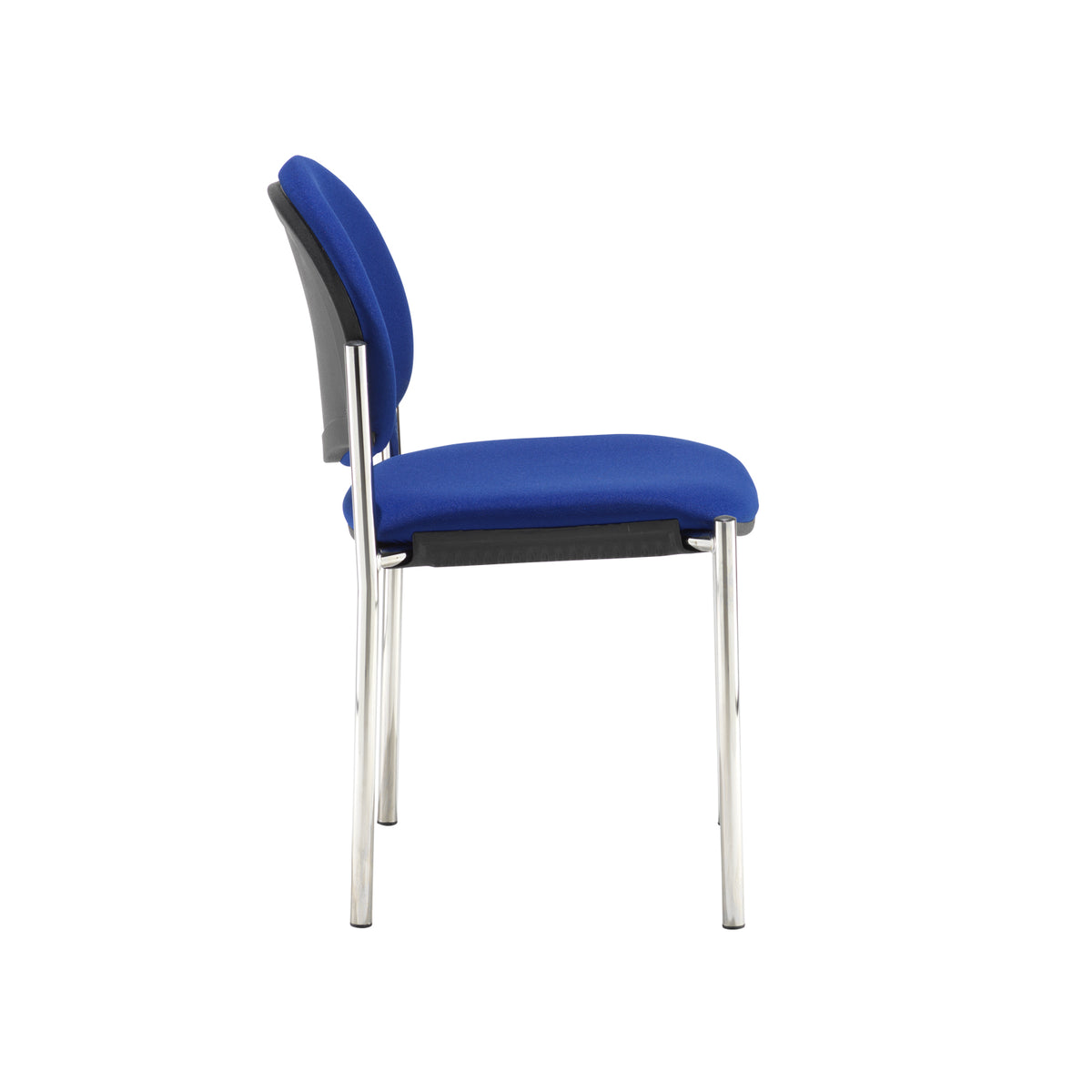 Coda multi purpose chair, no arms, blue fabric - view 2