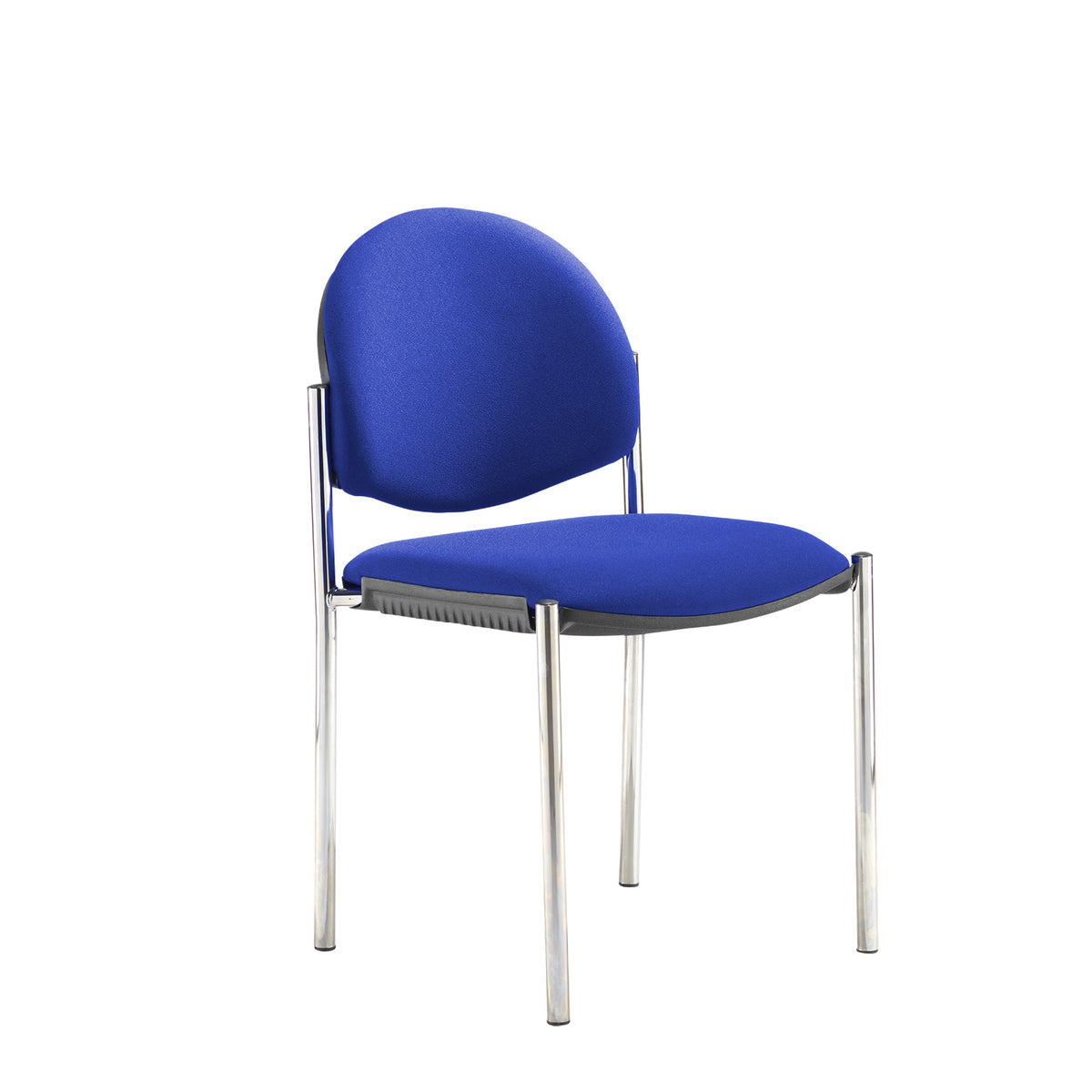 Coda multi purpose chair, no arms, blue fabric - view 1