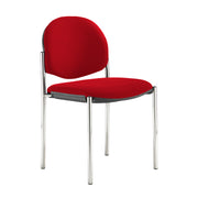Coda multi purpose stackable conference chair with no arms - made to order - view 1