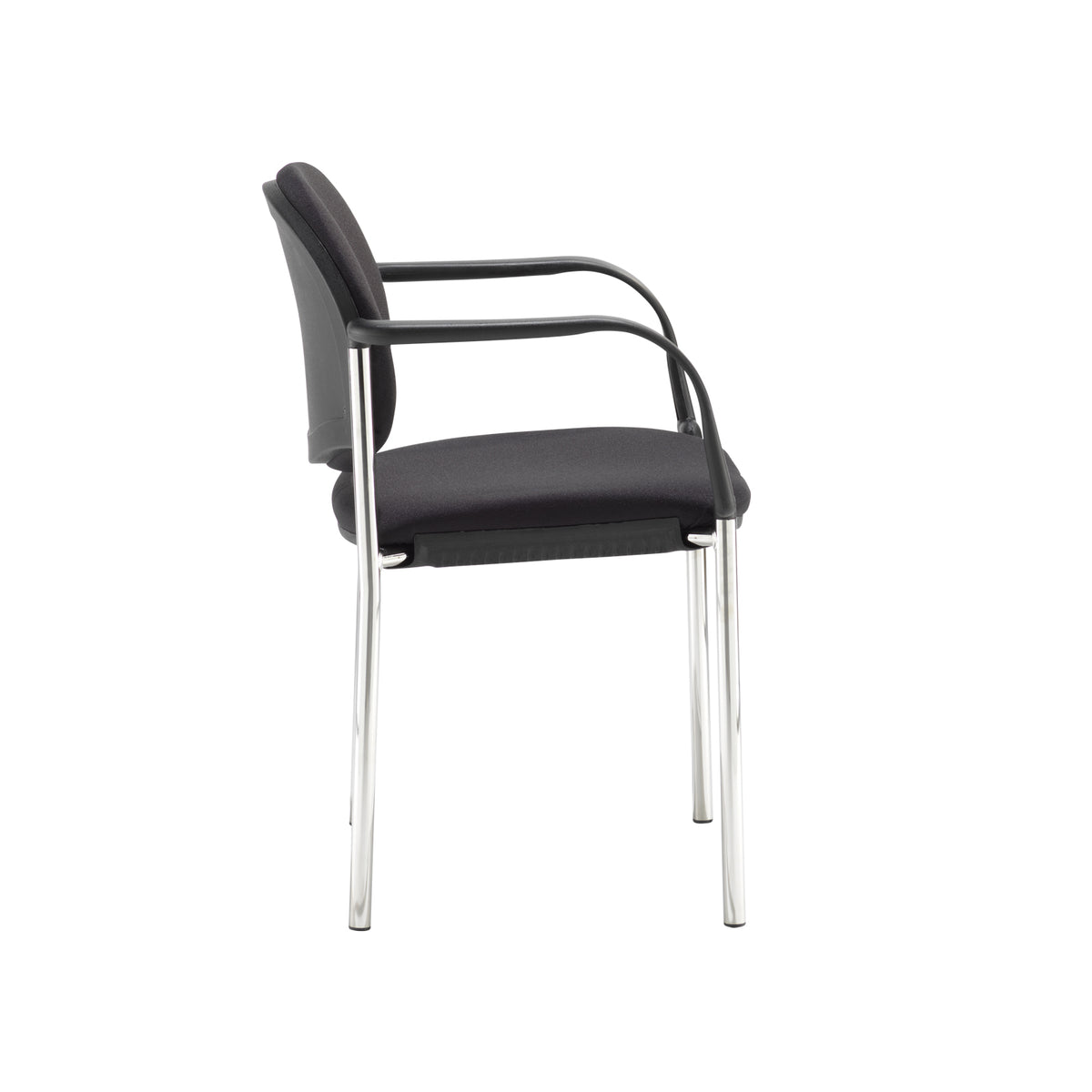 Coda multi purpose chair, with arms, black fabric - view 2