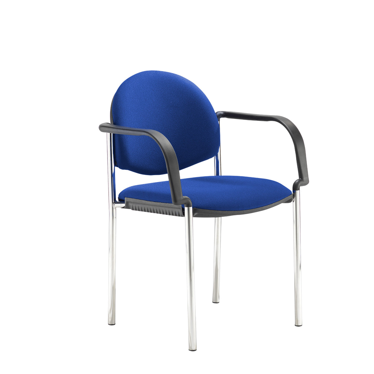 Coda multi purpose chair, with arms, blue fabric - view 1