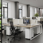 Connex Plus O Frame 1200 x 800 x 725mm Single Add On Bay - Black Frame / Beech Top - view 2