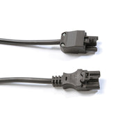 Connector lead male 3 pole connector to female 3 pole connector 1.5M - black - view 1