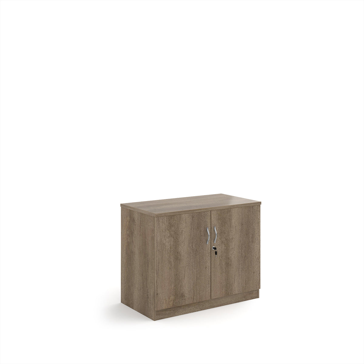 Systems double door cupboard 800mm high - Nebraska Oak - view 1