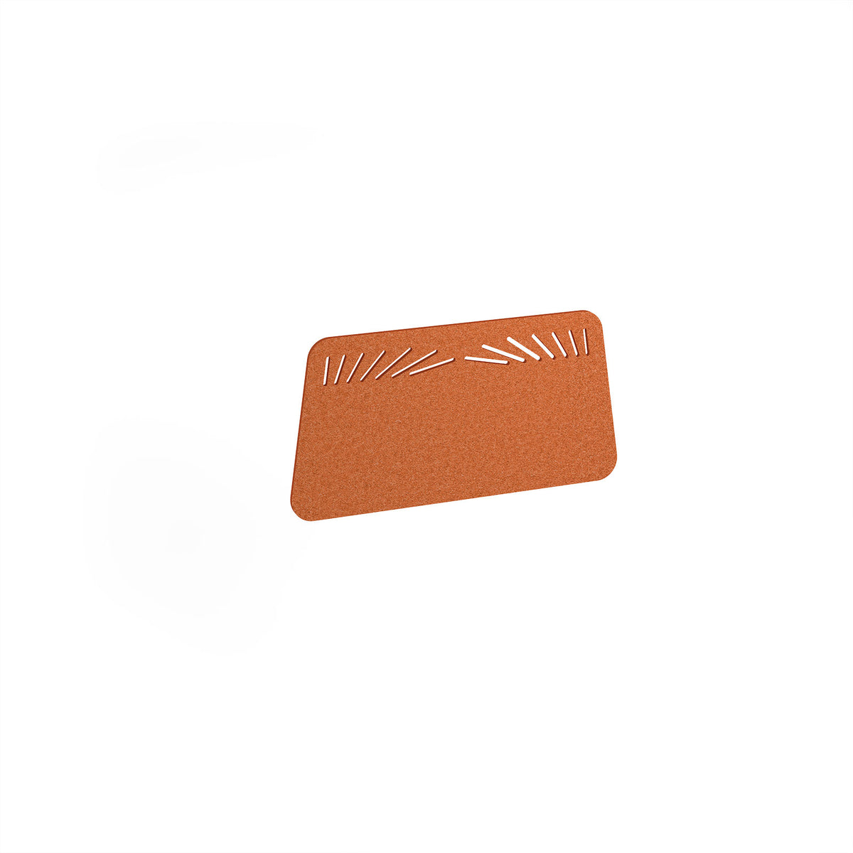 Domino Acoustic Desktop Screen 800w - Tangerine - view 1