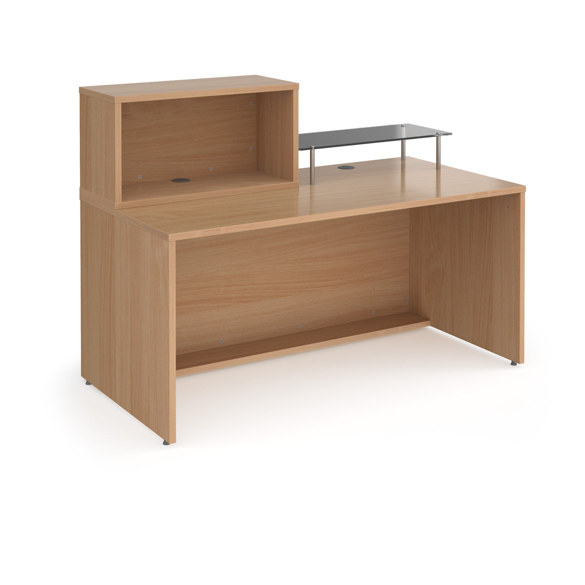 Denver medium straight complete reception unit - Beech - view 2