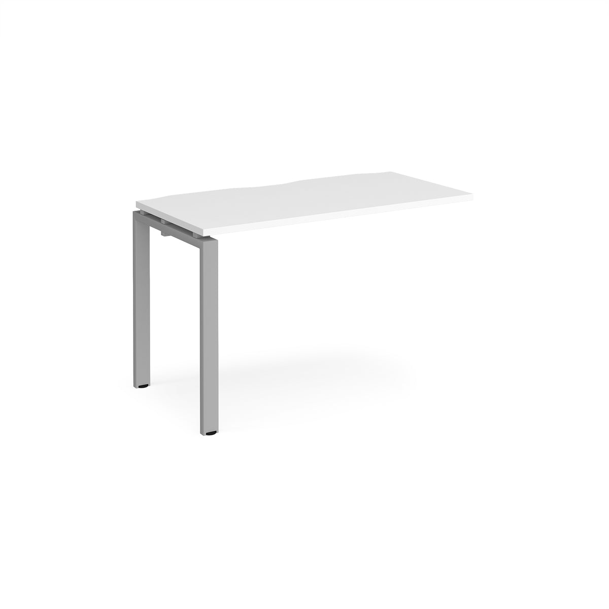 Adapt add on unit single 1200mm x 600mm - silver frame, White Top - view 1
