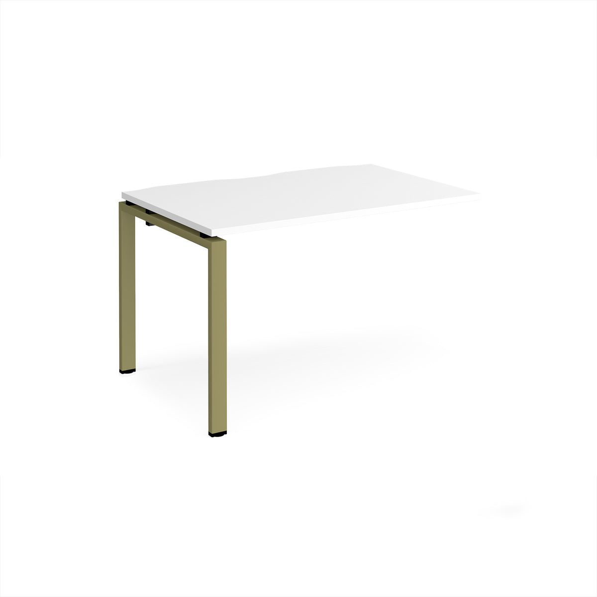 Adapt add on unit single 1200mm x 800mm - green frame, White Top - view 1