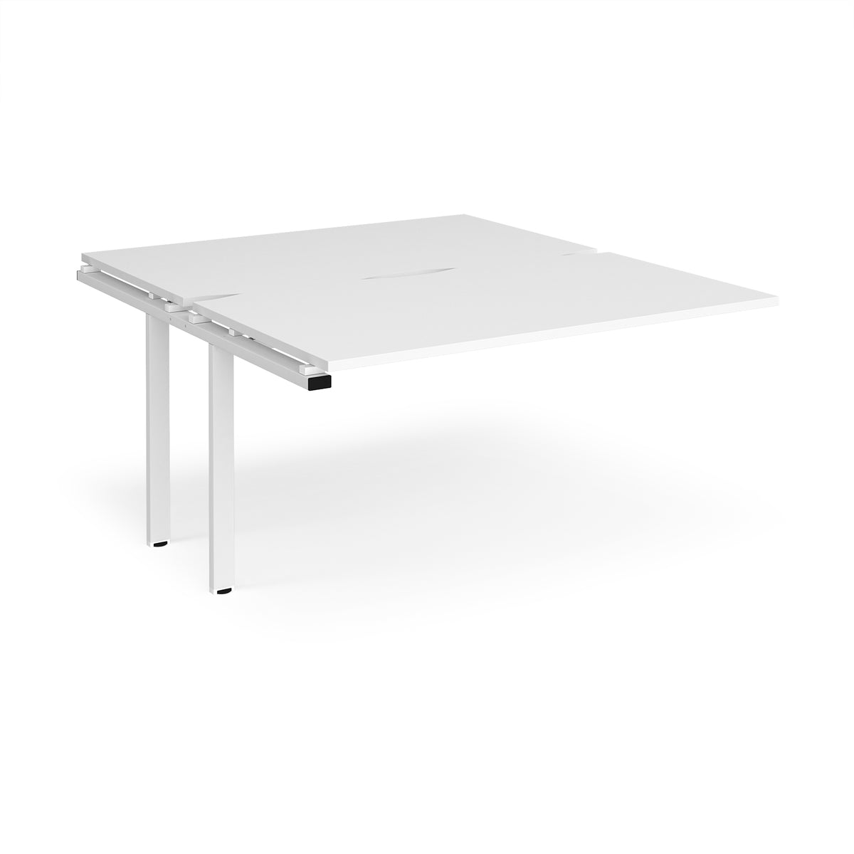 Adapt add on units back to back 1400mm x 1600mm - white frame, White Top - view 1