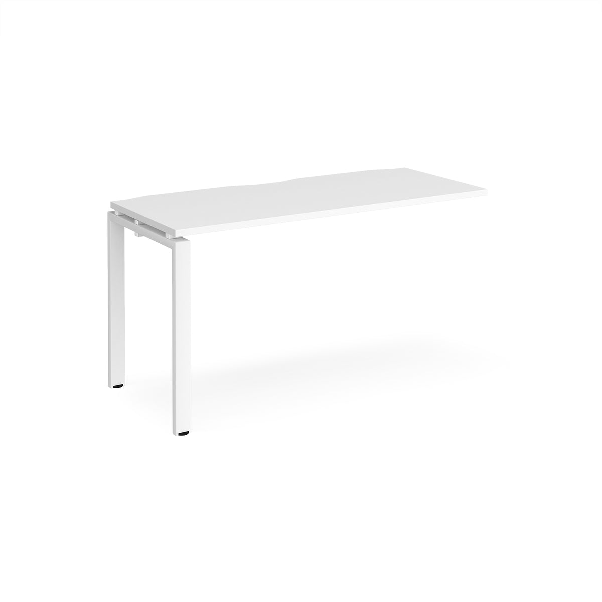 Adapt add on unit single 1400mm x 600mm - white frame, White Top - view 1