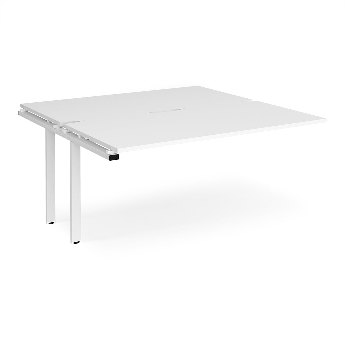 Adapt add on units back to back 1600mm x 1600mm - white frame, White Top - view 1