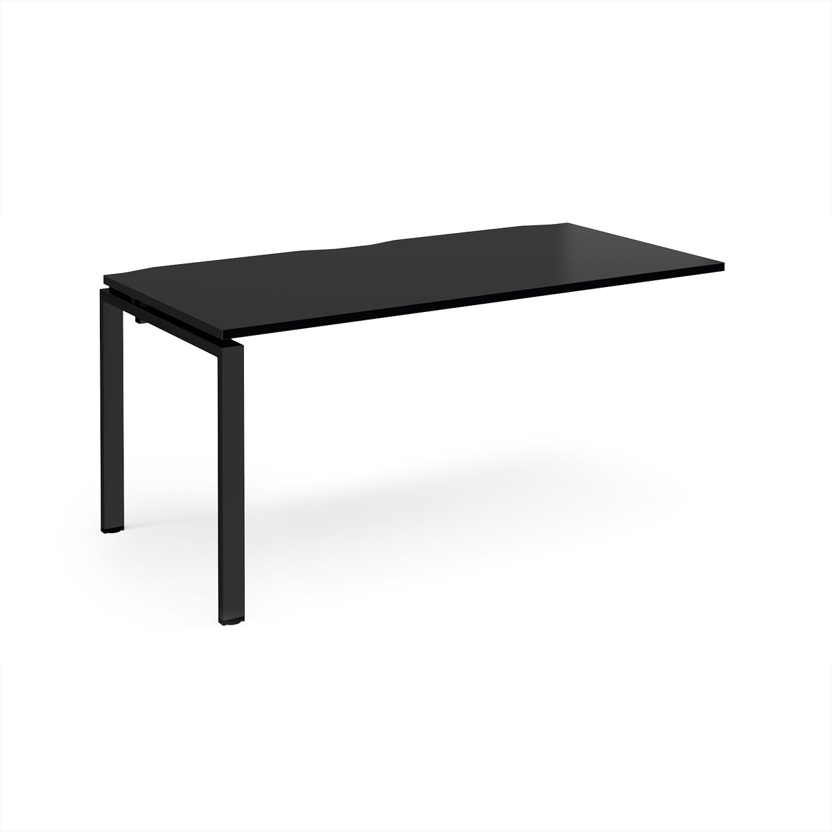 Adapt add on unit single 1600mm x 800mm - black frame, black top - view 1