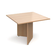 Arrow head leg square extension table 1000mm x 1000mm - Beech - view 1