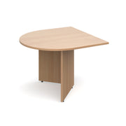 Arrow head leg radial extension table 1000mm x 1000mm - Beech - view 1