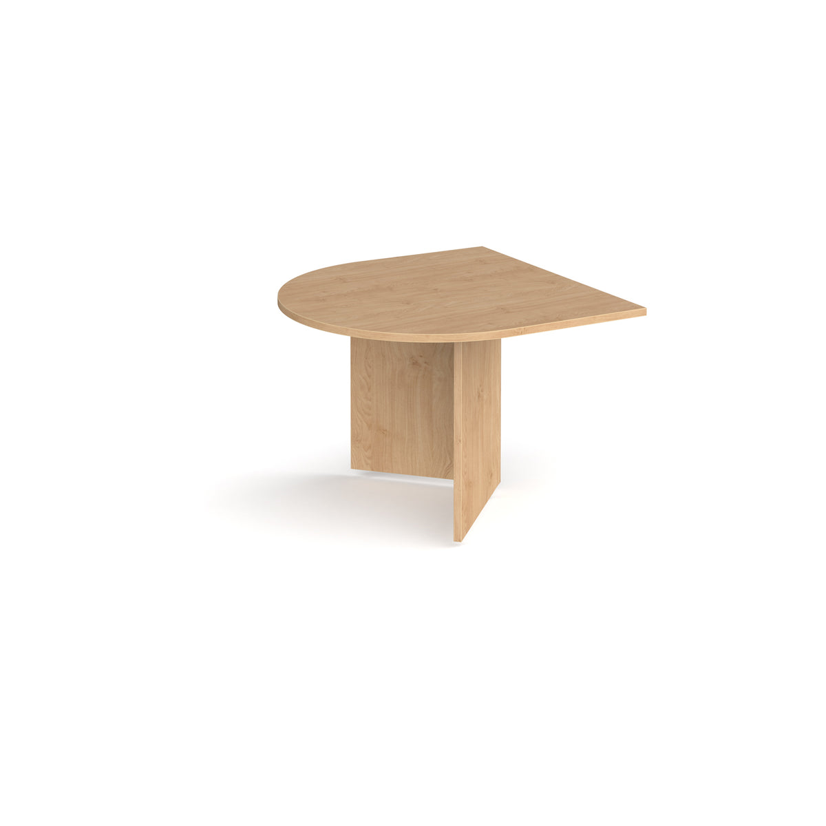 Arrow head leg radial extension table 1000mm x 1000mm - Kendal Oak - view 1