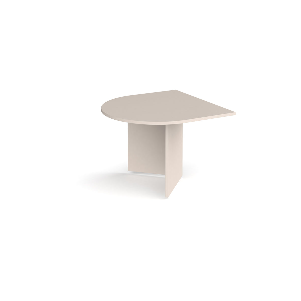 Arrow head leg radial extension table 1000mm x 1000mm - Light Grey - view 1