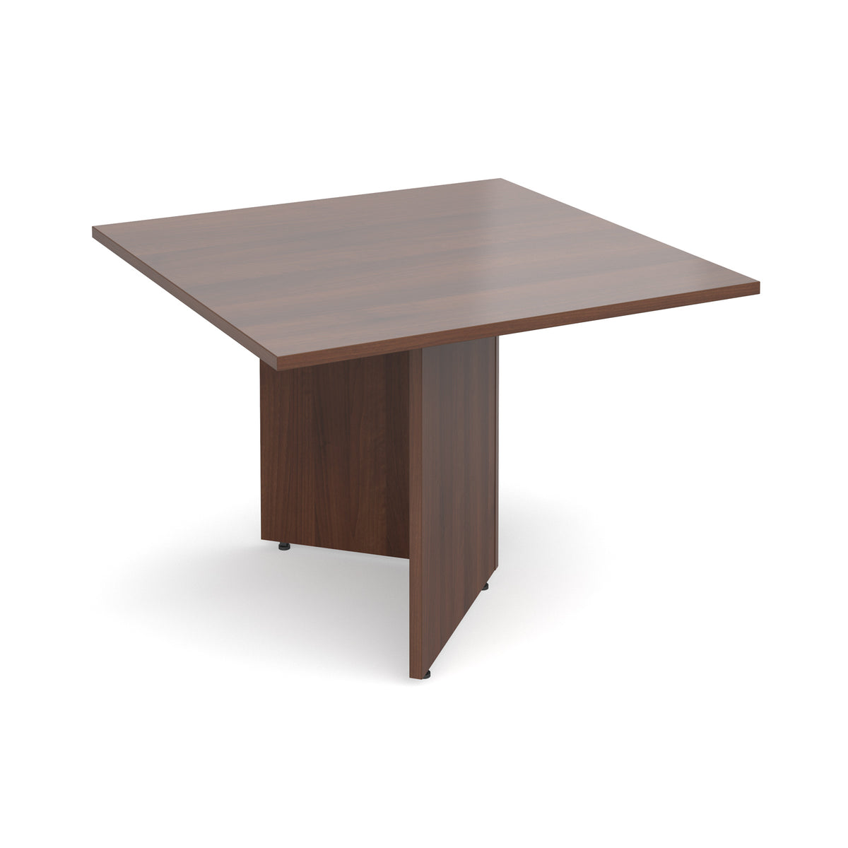 Arrow head leg square extension table 1000mm x 1000mm - Walnut - view 1