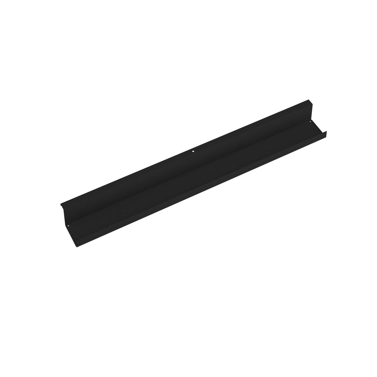 Single desk cable tray for Adapt and Fuze desks 1200mm - black - view 1