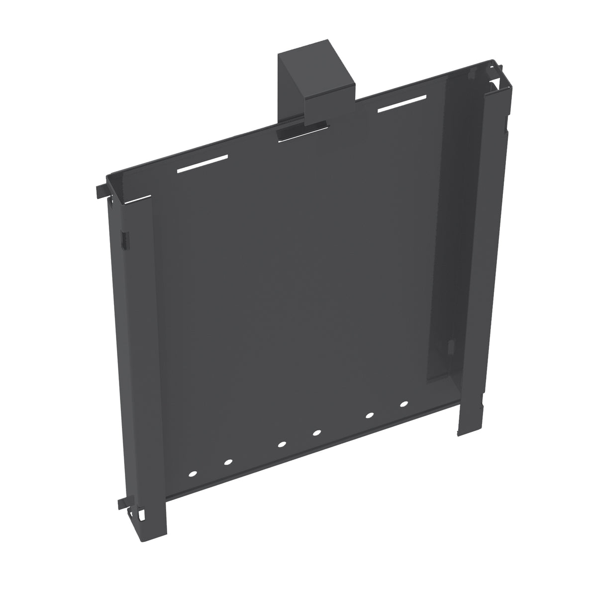 Adapt mass vertical cable riser for intermediate bench leg - black - view 2