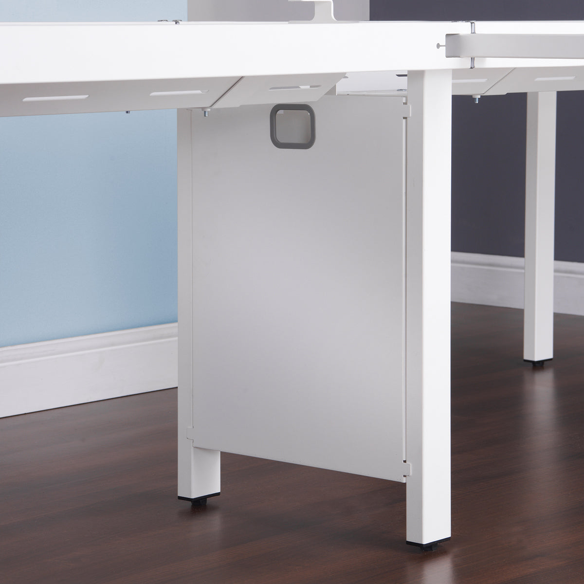 Adapt mass vertical cable riser for intermediate bench leg - black - view 4