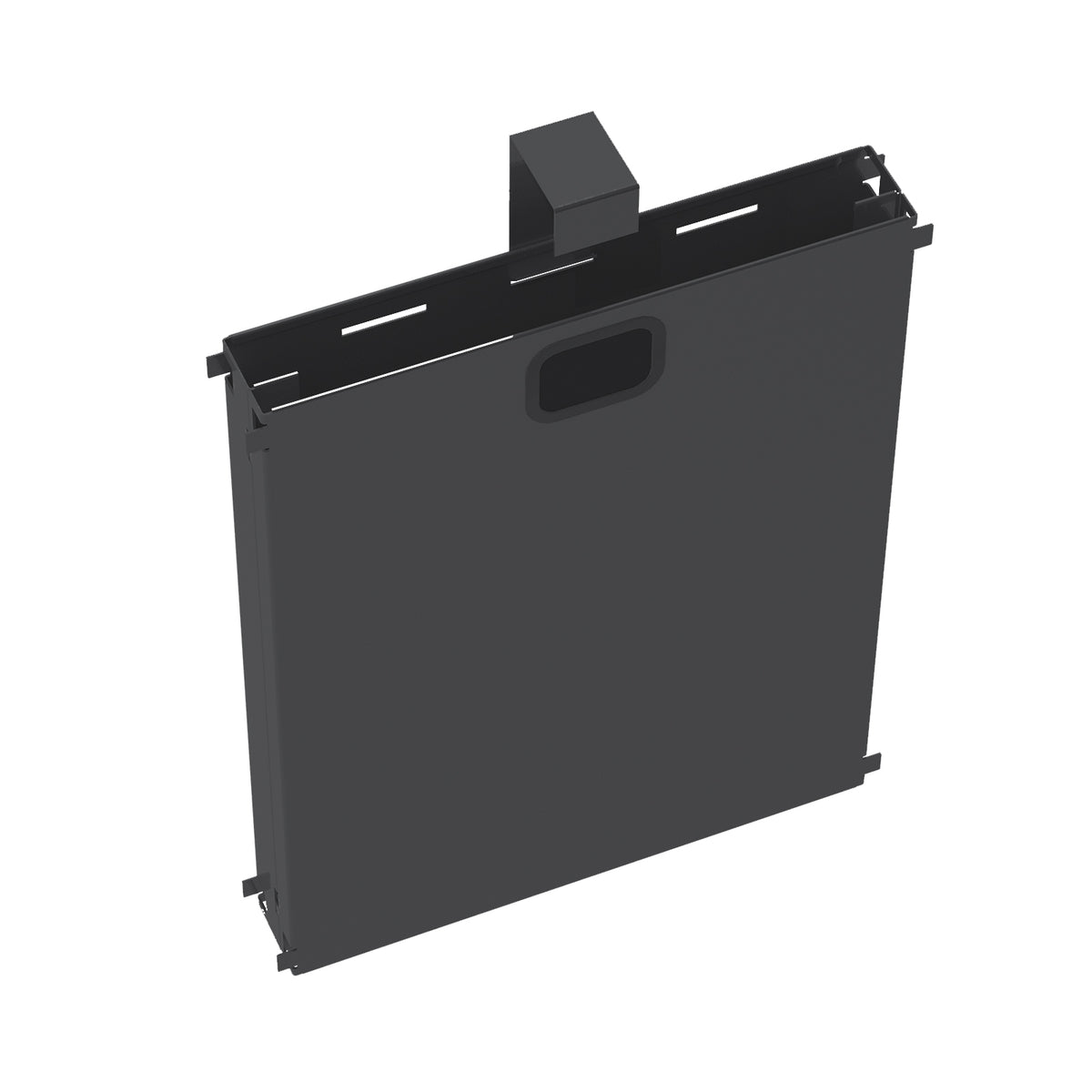 Adapt mass vertical cable riser for intermediate bench leg - black - view 1