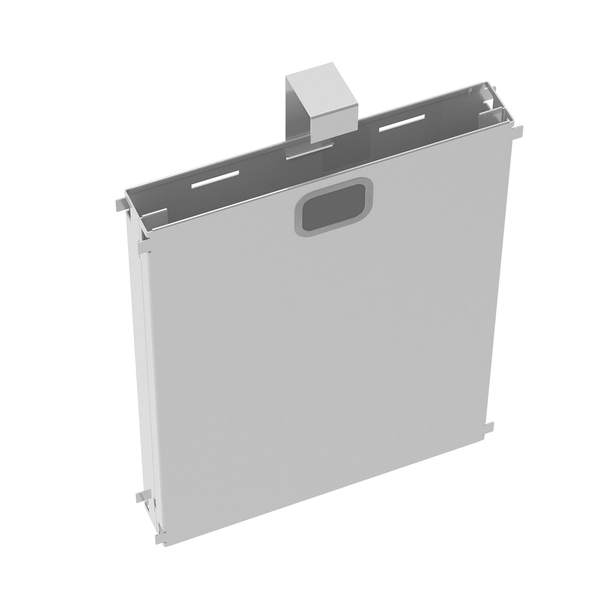 Adapt mass vertical cable riser for intermediate bench leg - silver - view 1