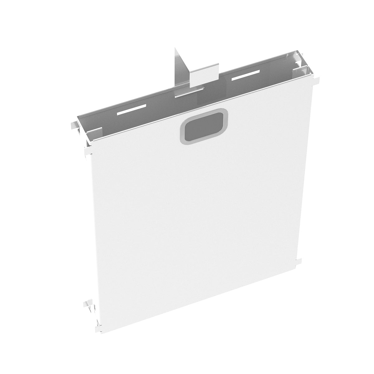 Adapt mass vertical cable riser for intermediate bench leg - white - view 1