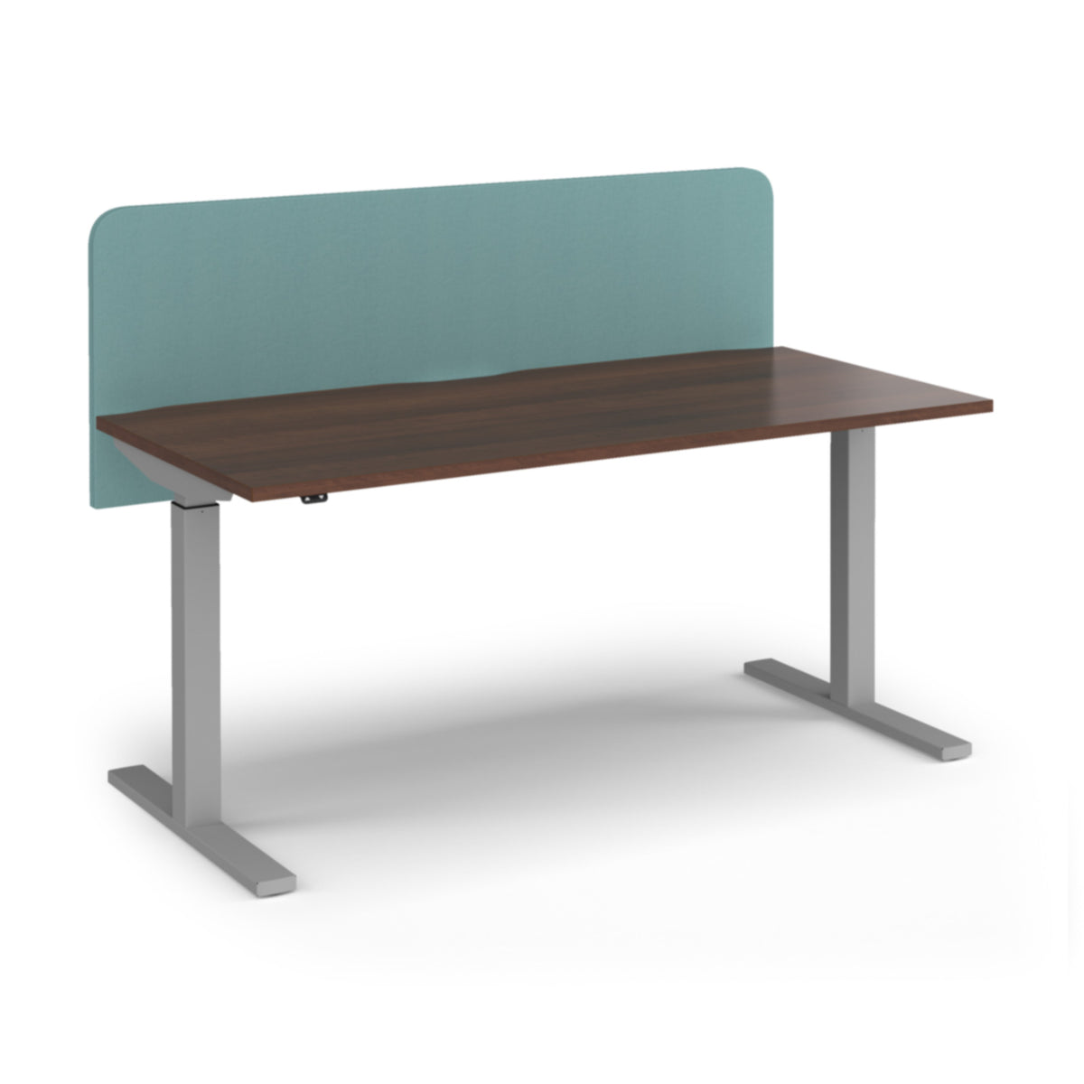 Vibe Elev8 desktop screen for single desks 1000mm x 600mm - made to order - view 3