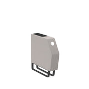 Encore modular low back power module divider with black sled frame - view 1
