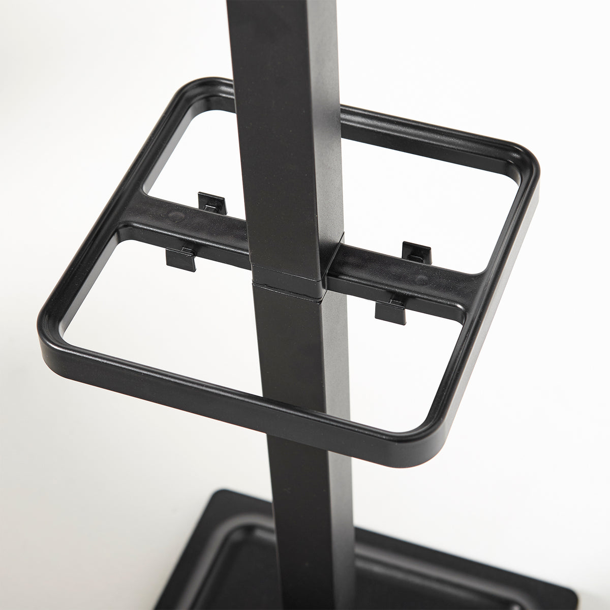 Epsilon coat stand with 4 coat hooks and 4 umbrella hooks - Black - view 3