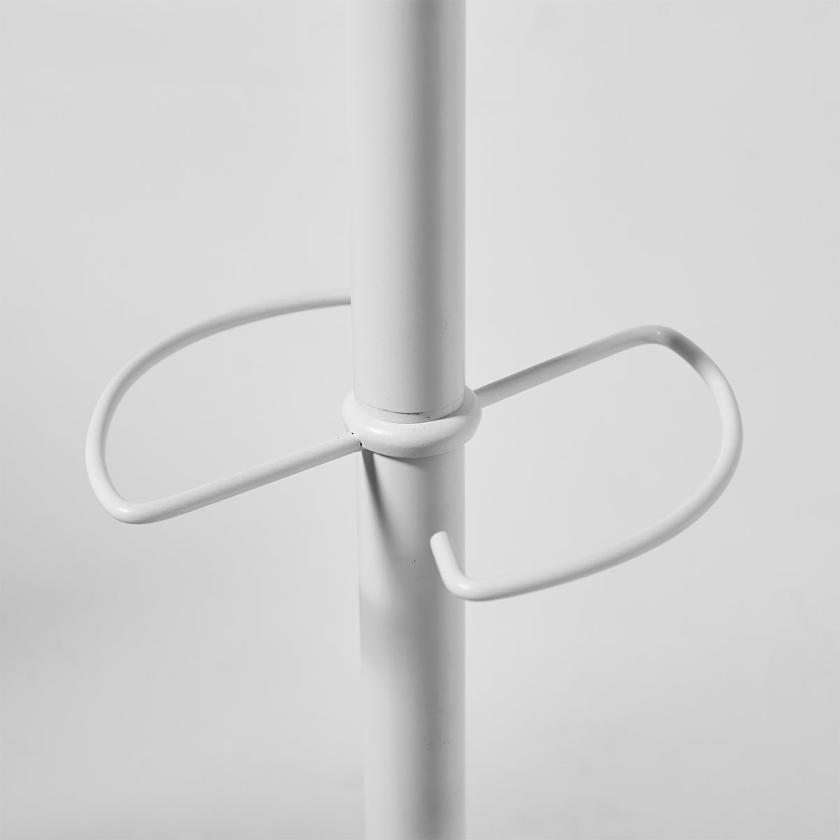 Ersa coat stand with 6 coat hooks and 3 umbrella hooks - White & Oak - view 4