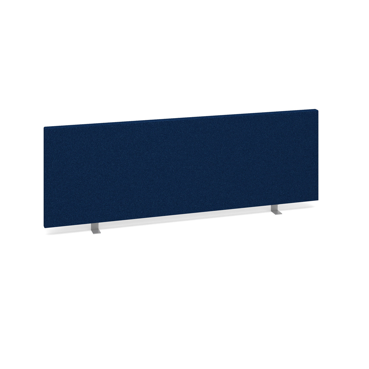 Straight desktop fabric screen 1200mm x 400mm - made to order - view 1
