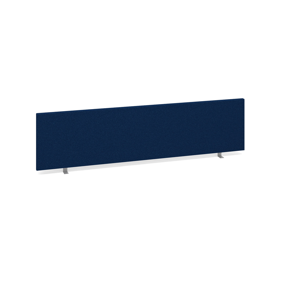 Straight desktop fabric screen 1600mm x 400mm - made to order - view 1