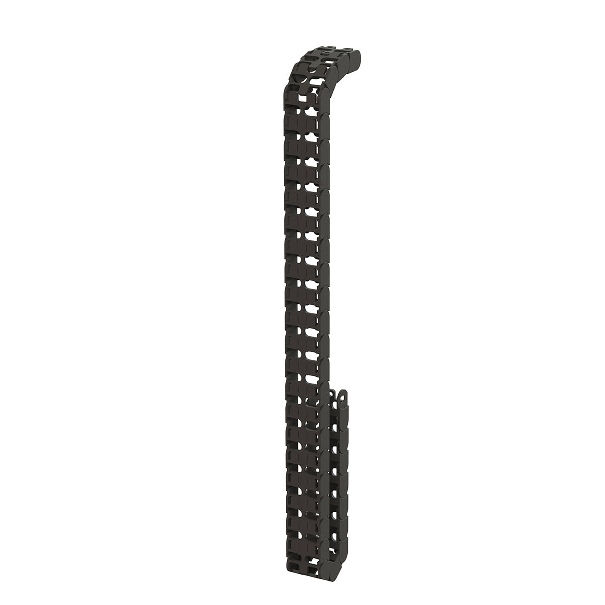 Elev8 vertical cable chain for back-to-back desks - black - view 1