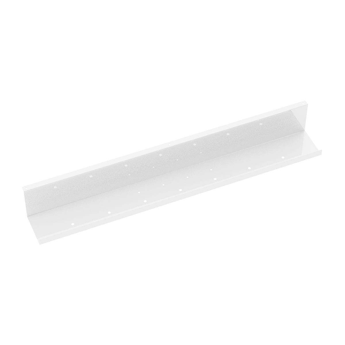 Elev8 upper cable channel 800mm wide for single desks - white - view 1