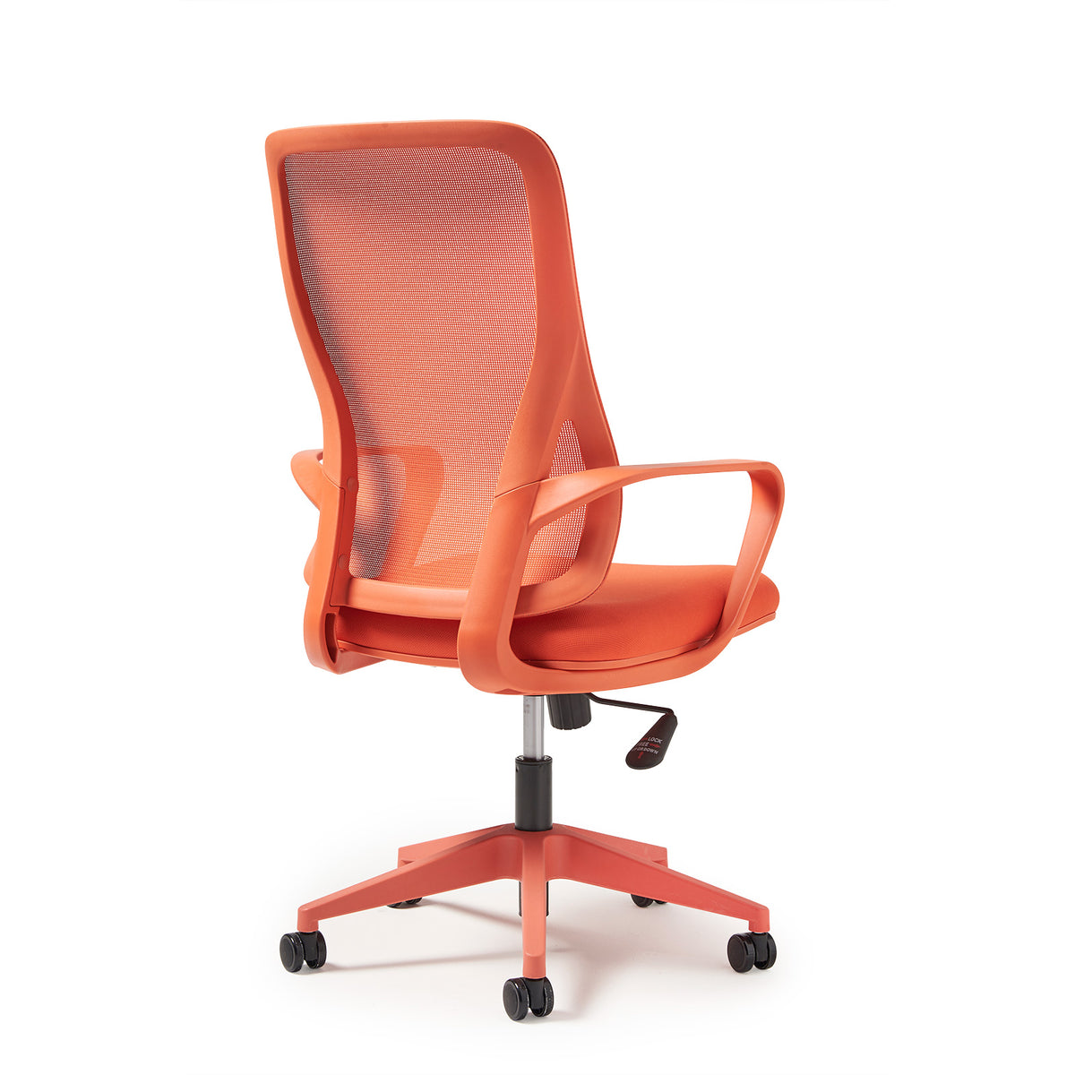 Eva mesh back task chair - orange - view 2