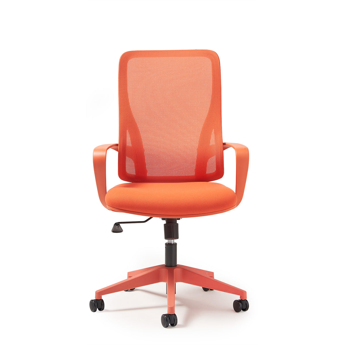Eva mesh back task chair - orange - view 3