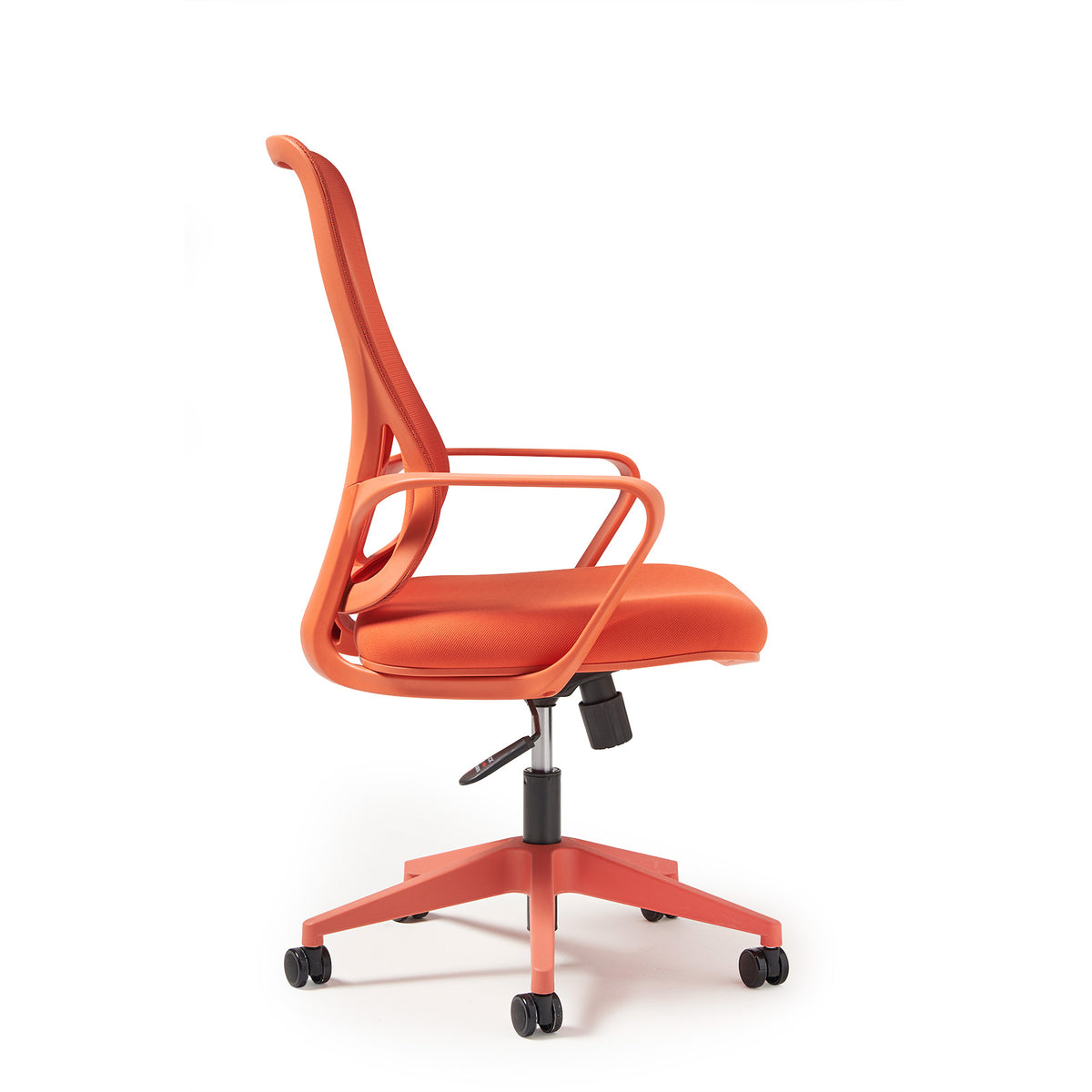 Eva mesh back task chair - orange - view 4