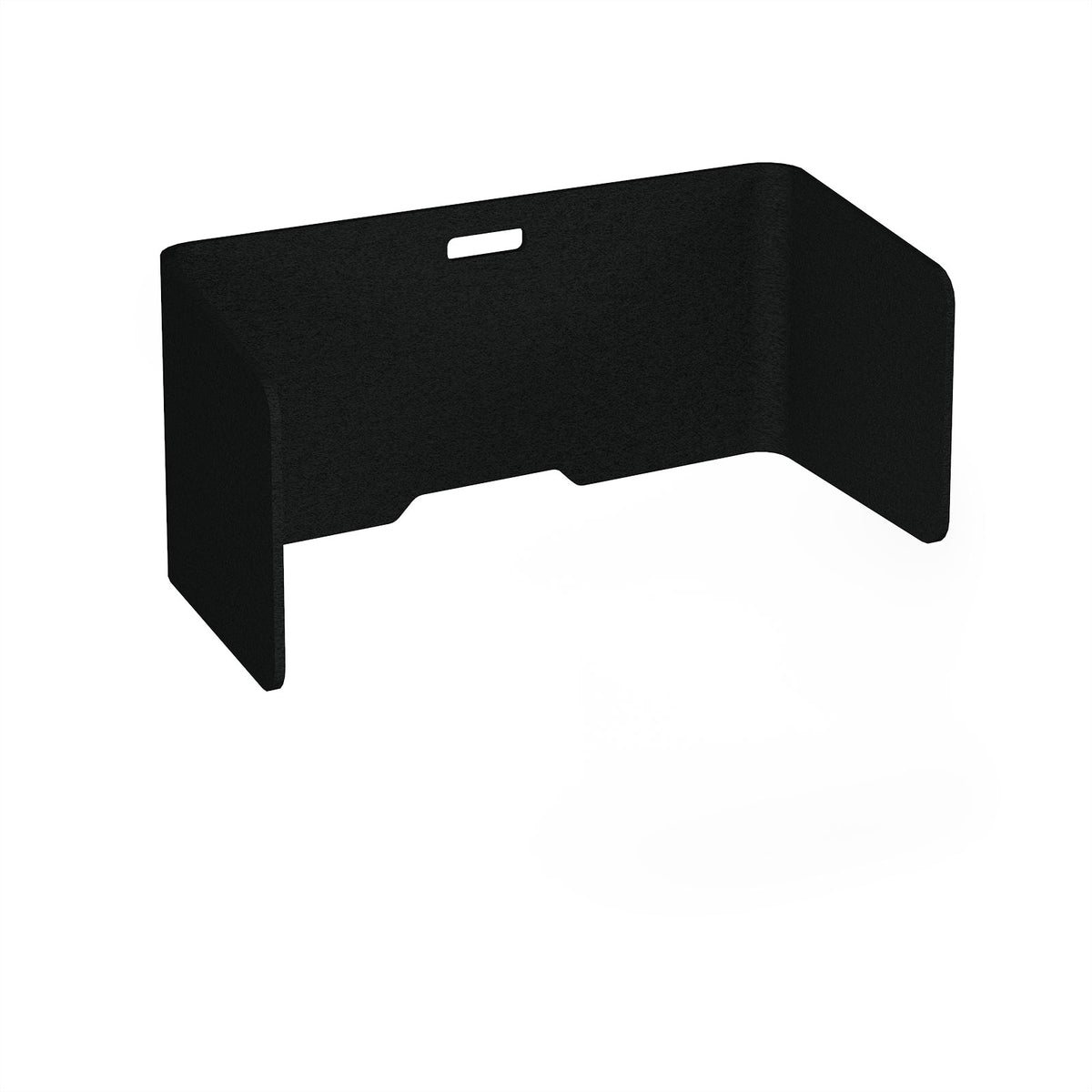 Fold Desk Screen - Black - view 1