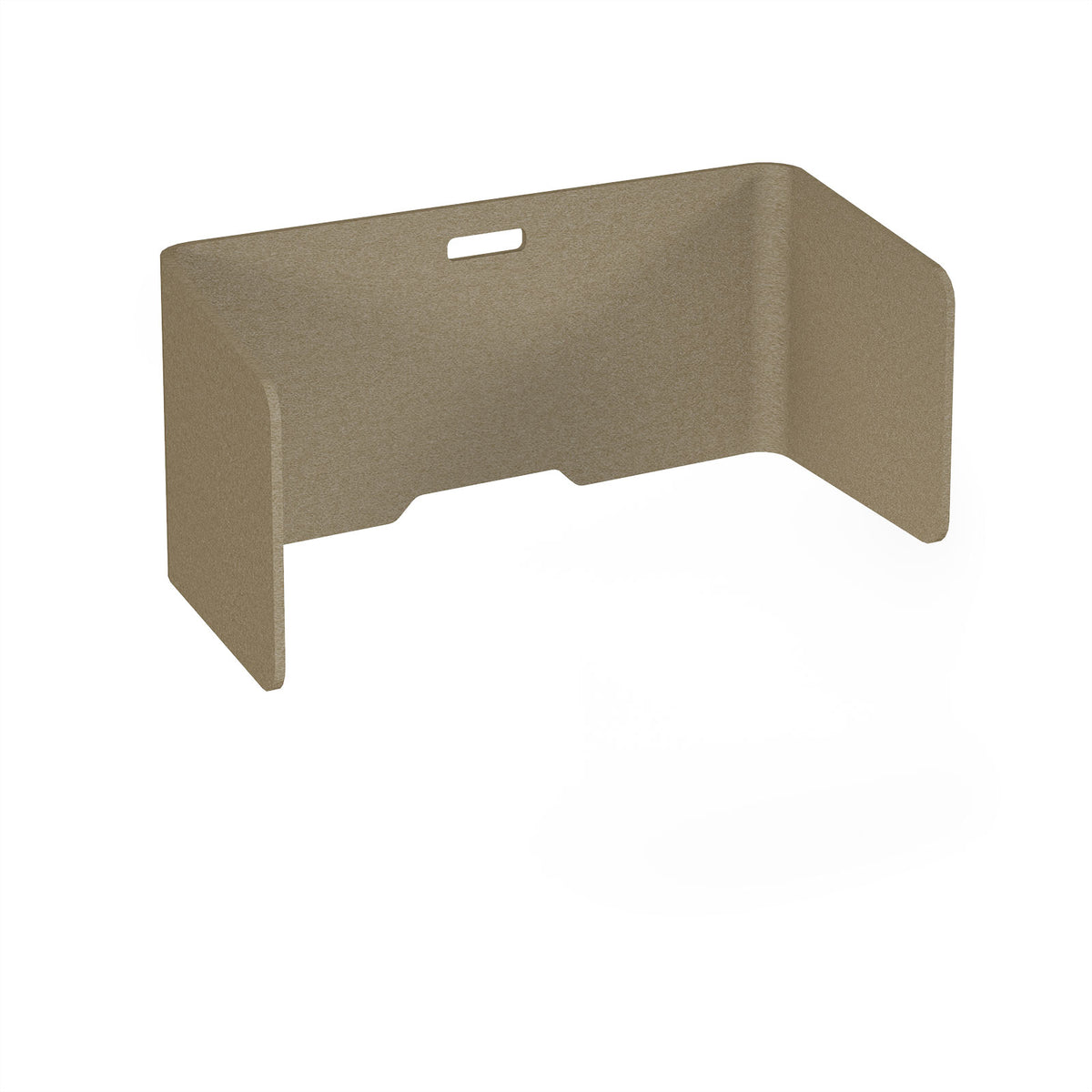 Fold Desk Screen - Dark Camel - view 1