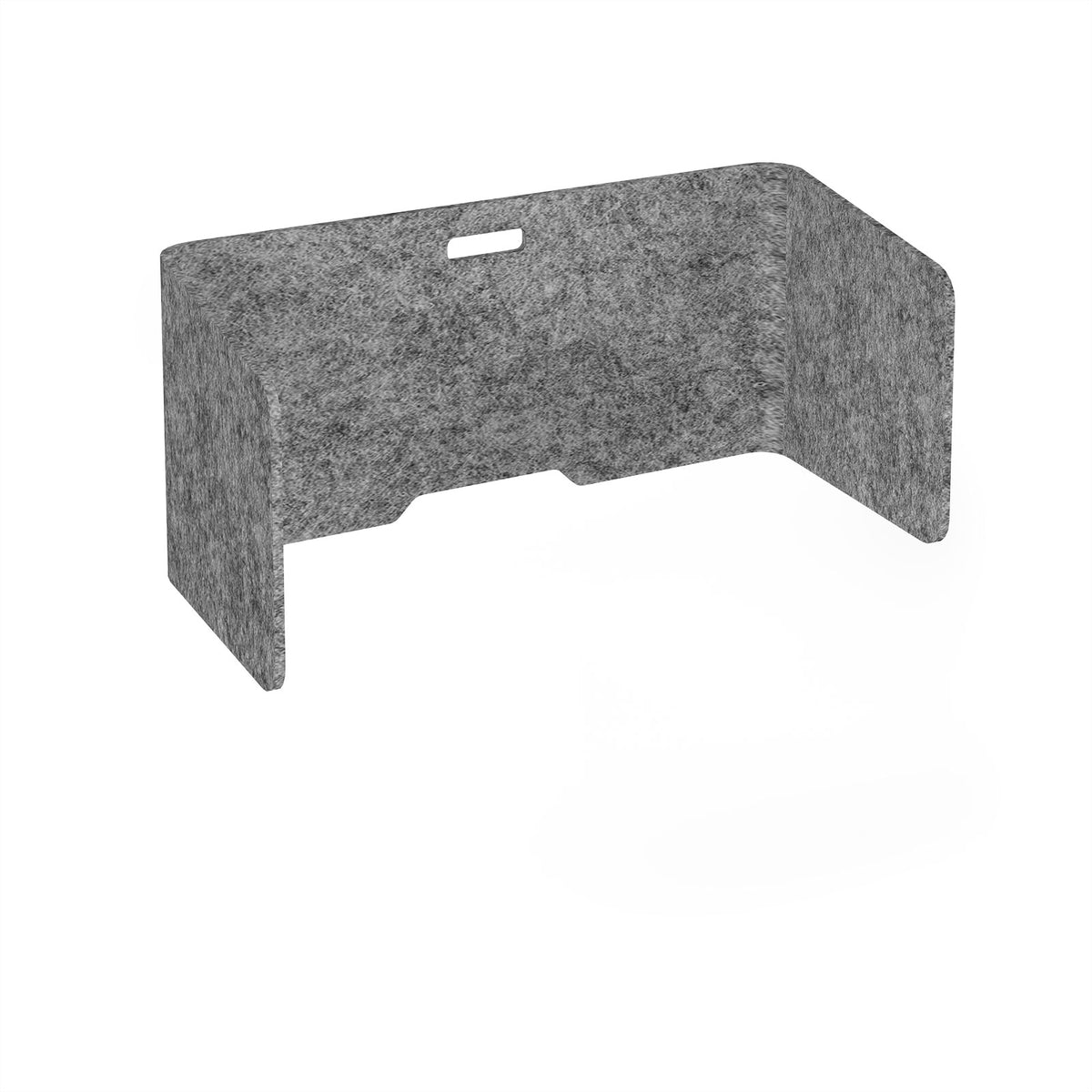 Fold Desk Screen - Dark Silver Grey - view 1