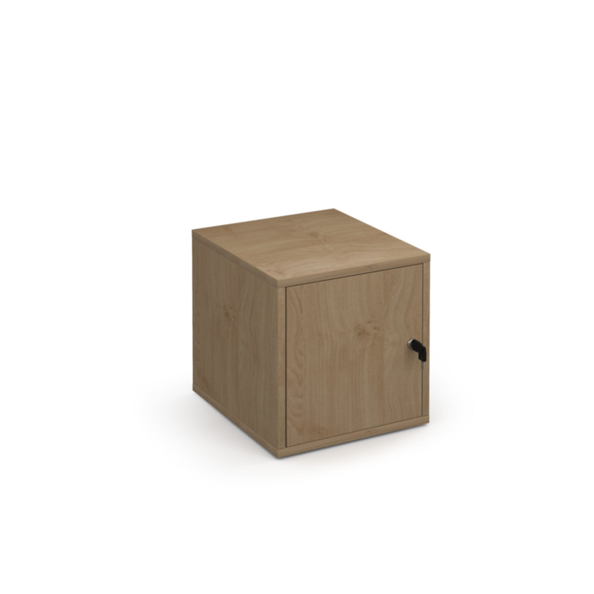 Flux modular storage single box locker - Kendal oak - view 1