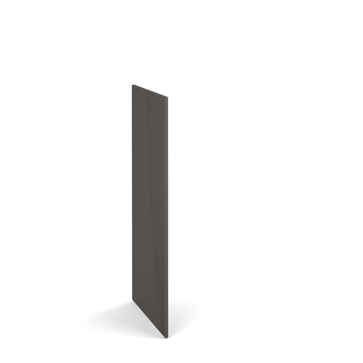 Flux single side finishing panel for 1300mm high locker - onyx grey - view 1