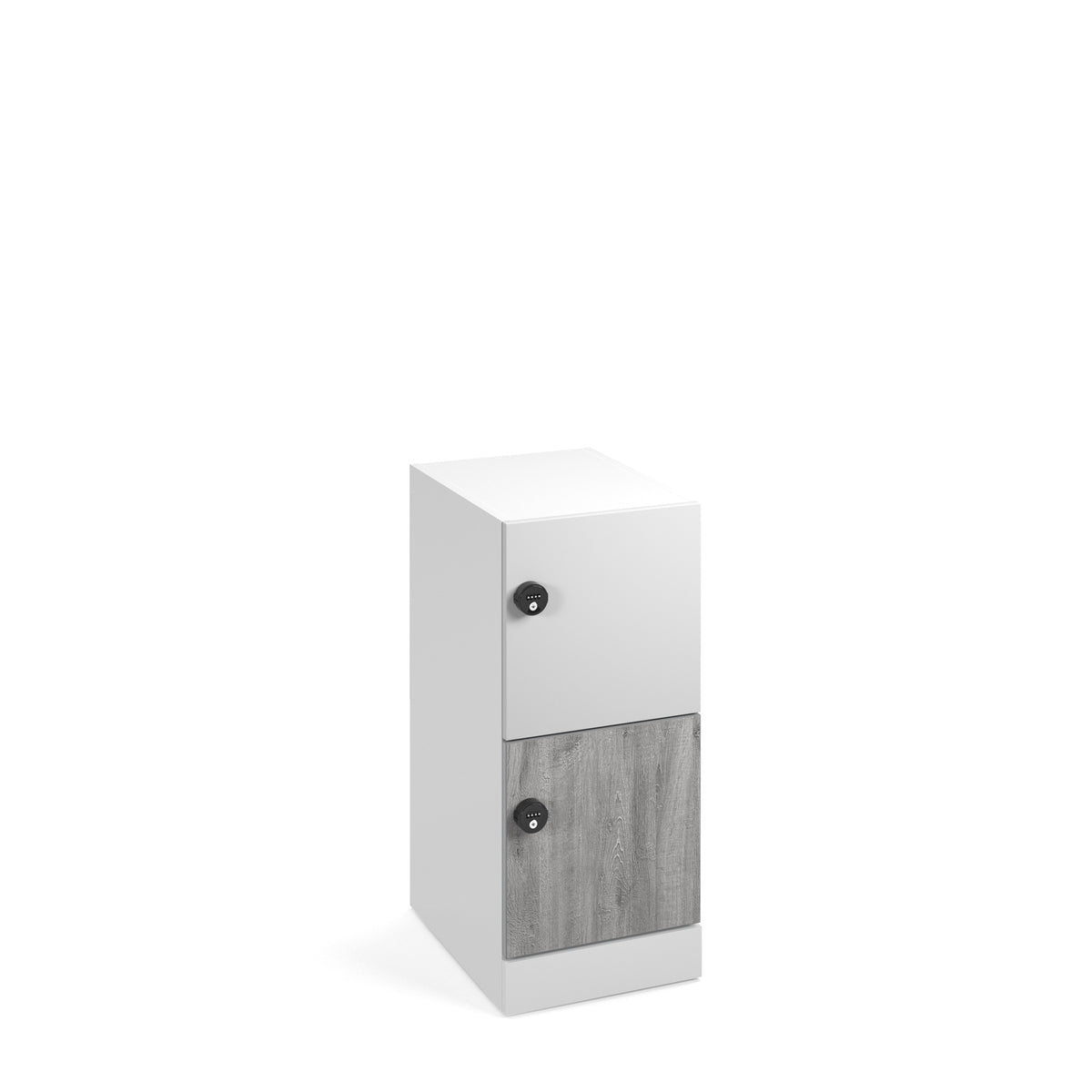 Flux 900mm high lockers with two doors - mechanical lock - view 1
