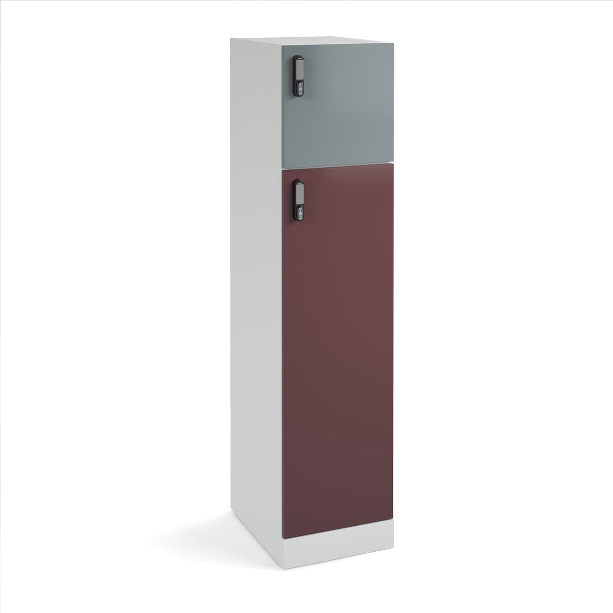 Flux 1700mm high lockers with two doors (larger lower door) - RFID lock - view 1