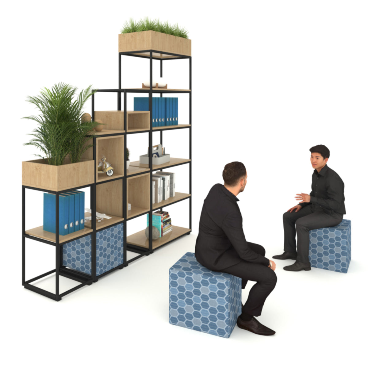 Flux modular storage single cube seat - made to order - view 5